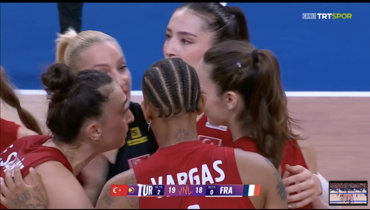 CANLI VOLEYBOL: TÜRKİYE 3 FRANSA 0