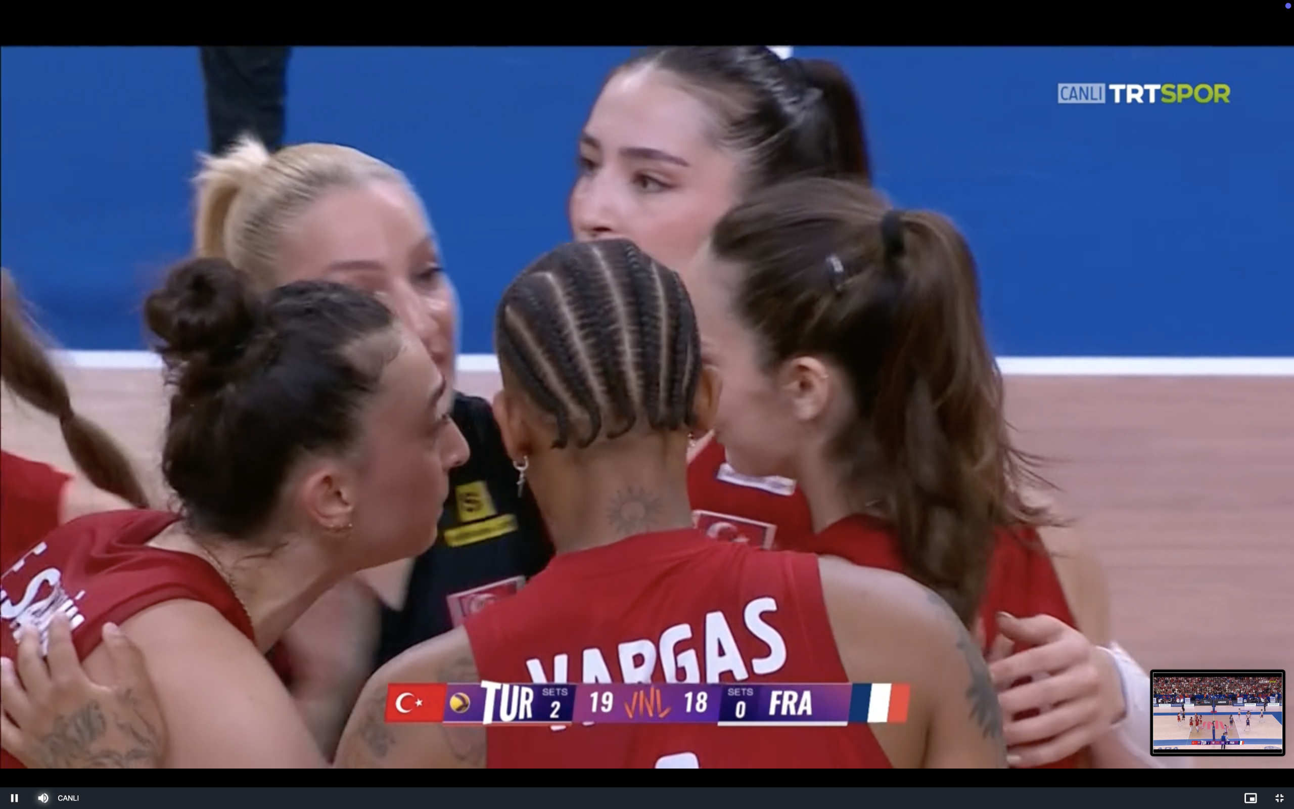 CANLI VOLEYBOL: TÜRKİYE 3 FRANSA 0